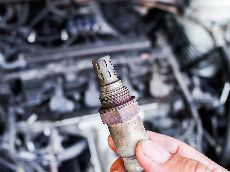 Service advisor explaining results